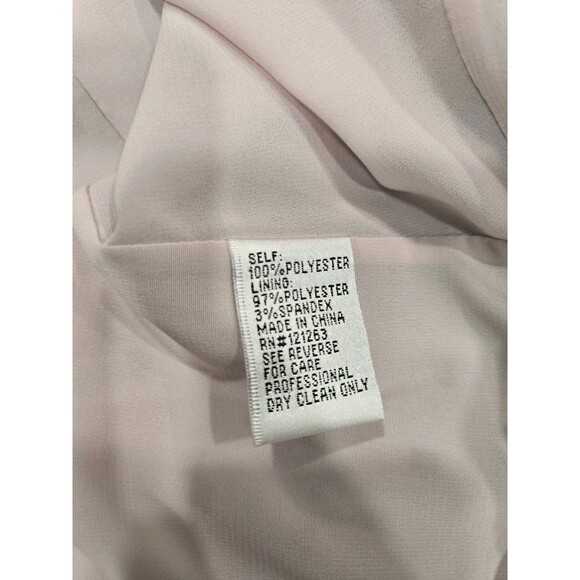 MIKAEL AGHAL Lilac Plaid Mesh Yoke Sheath Dress Womens Size 4 NEW - Picture 6 of 7